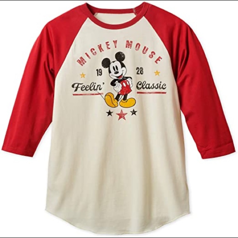 Mickey Mouse Baseball Tee // Disney // Men’s